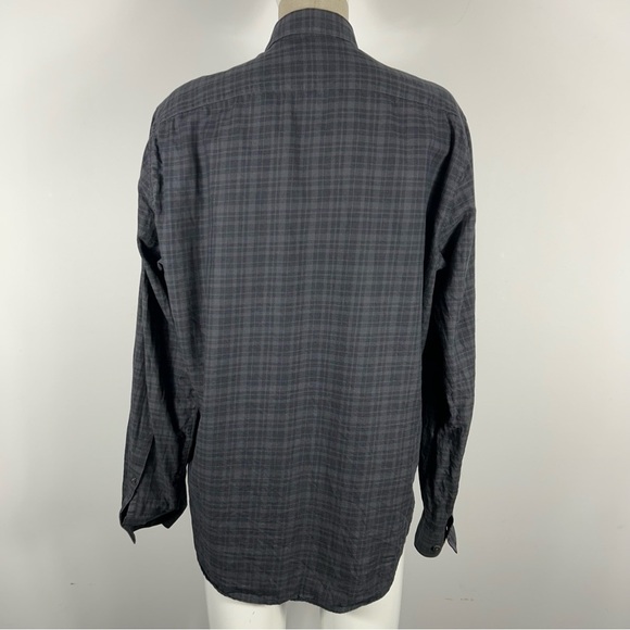 Theory Black Casual Button Down Shirt L - Picture 4 of 10